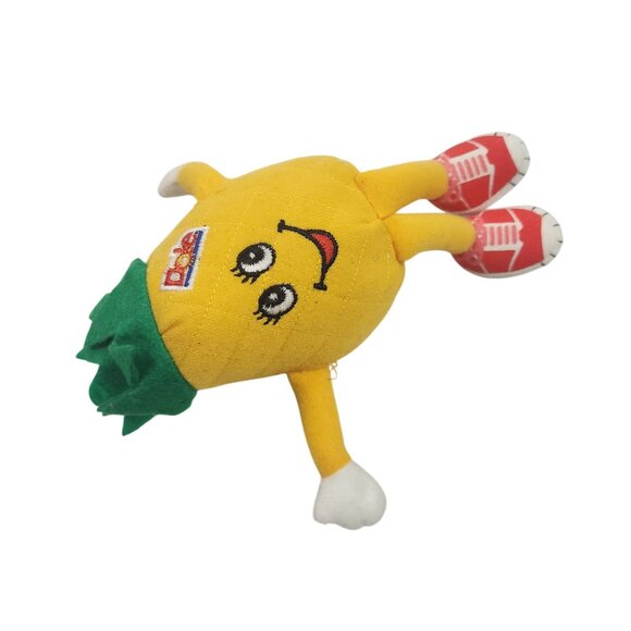 1999 Set Of 4 Dole Fruit Plush Characters Pineapple Cranberry Banana & Papaya 7" - Picture 12 of 16